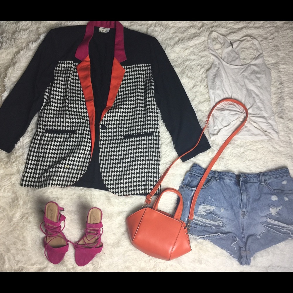 Color Block blazer